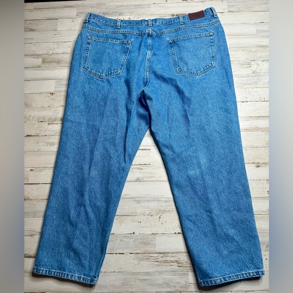 L.L. Bean Blue Standard Fit Straight Leg Denim Jeans Men's 44x28 - Picture 10 of 10
